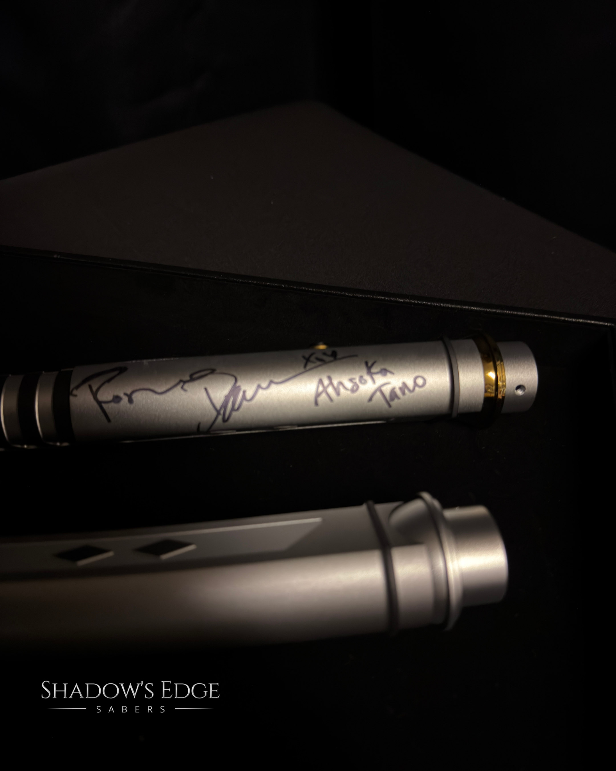 SIGNED Ahsoka Tano – Legacy Sabers (Rosario Dawson Edition)
