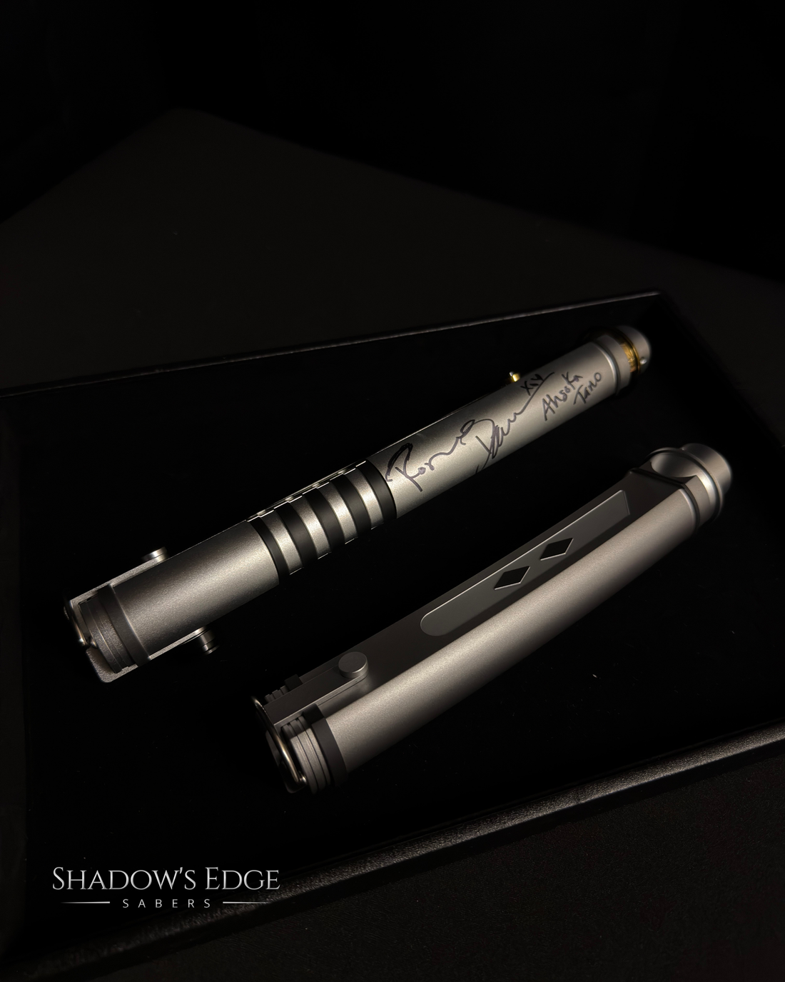 SIGNED Ahsoka Tano – Legacy Sabers (Rosario Dawson Edition)